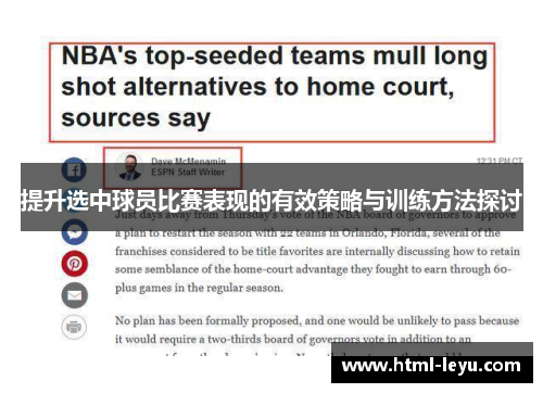 提升选中球员比赛表现的有效策略与训练方法探讨