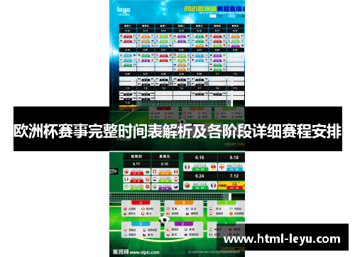 欧洲杯赛事完整时间表解析及各阶段详细赛程安排