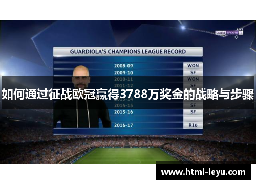 如何通过征战欧冠赢得3788万奖金的战略与步骤